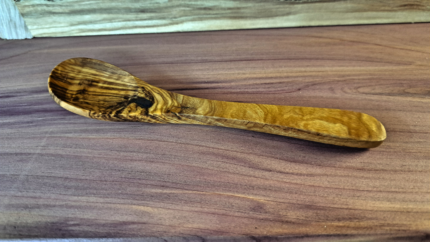 Olive Wood Sugar Spoon 5.5”